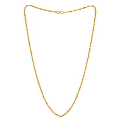 24K High Gold Plated Celebrity Inspired Unisex Link Gold Chain (SJ_2118)