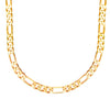 14K 24 inches Thick Gold Plated Imported Quality Figaro Chain for Men & Women (SJ_2123) - Shining Jewel