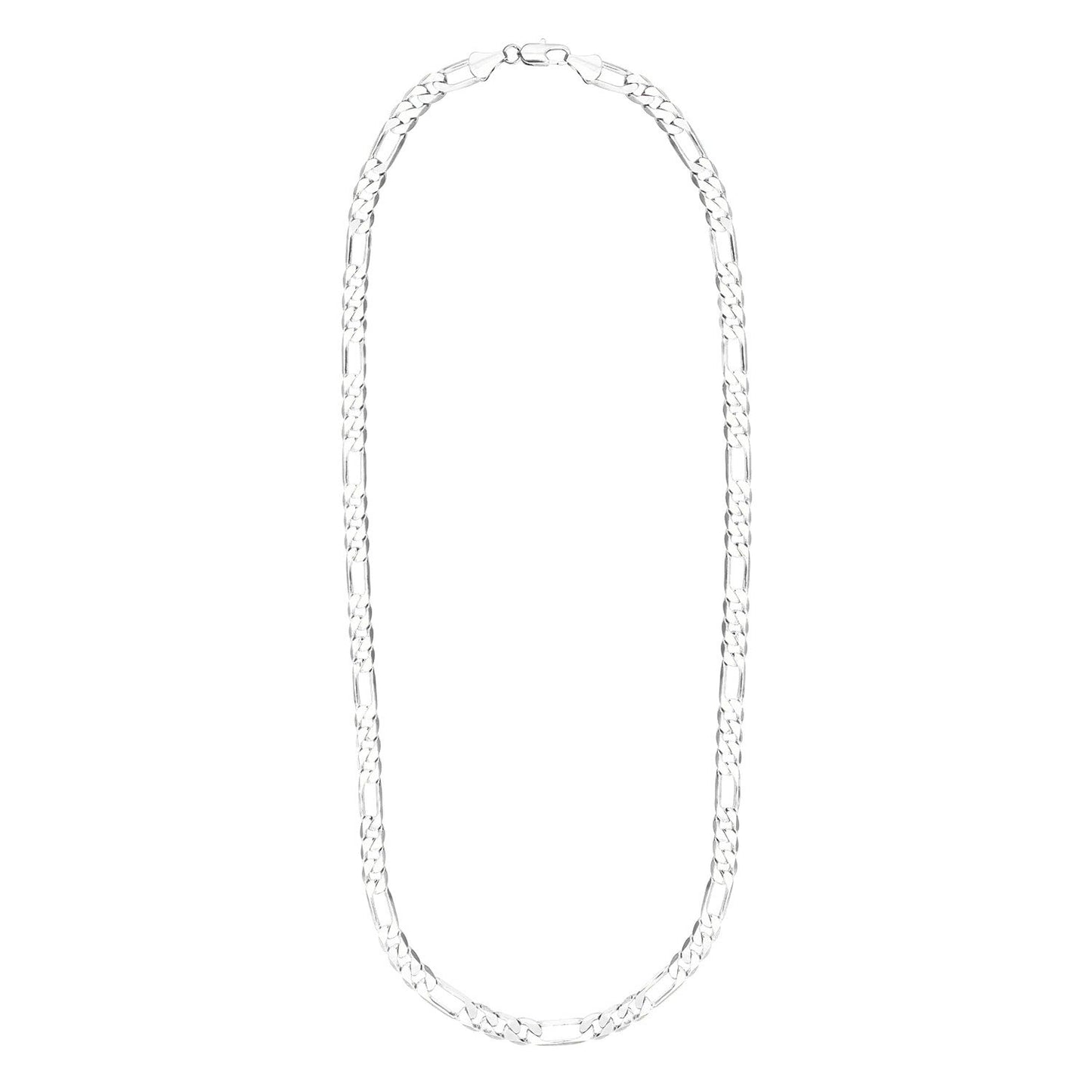 925 24 inches Silver Plated Imported Quality Figaro Chain for Men & Women (SJ_2127) - Shining Jewel