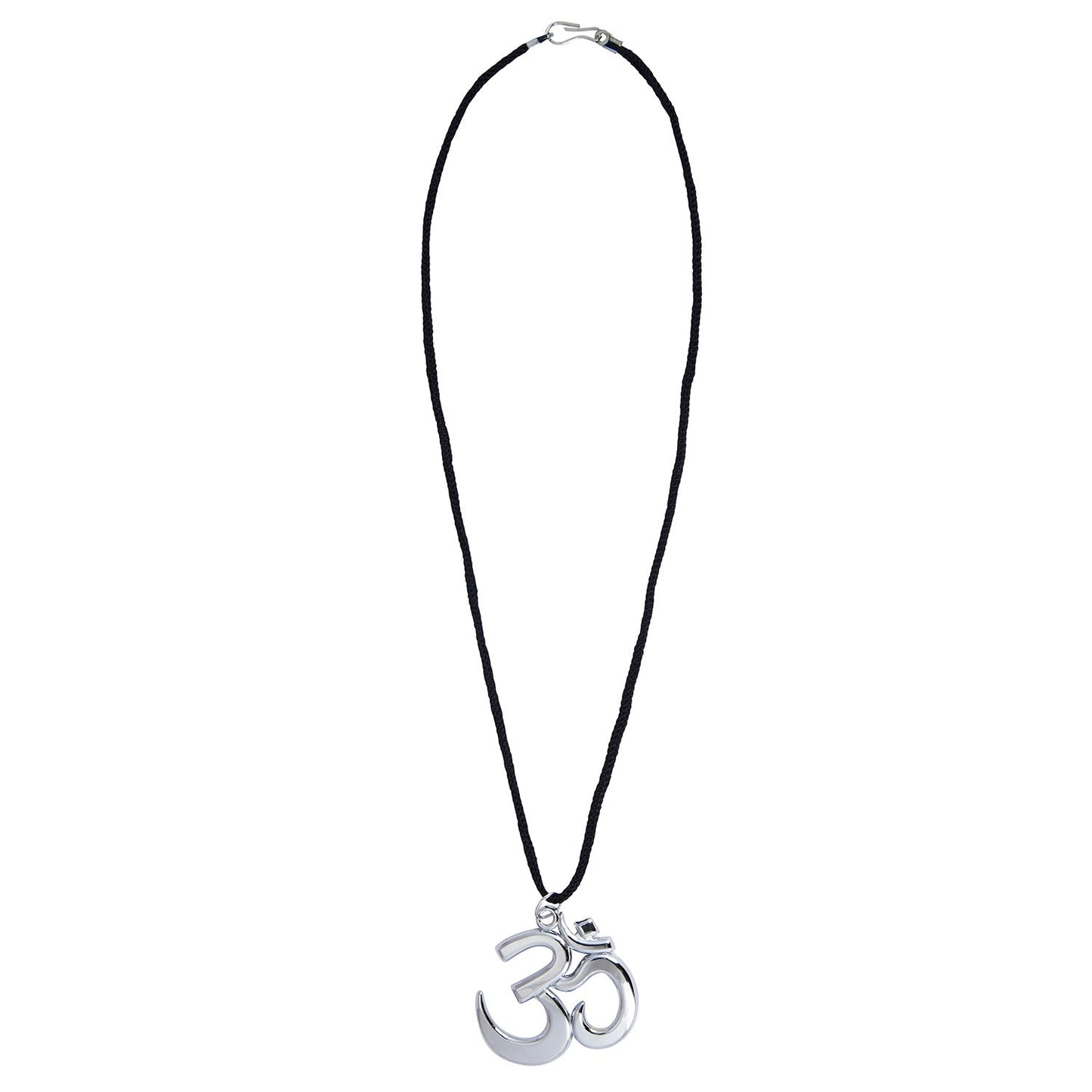 Silver Om Pendant Necklace for Men (SJ_2164)