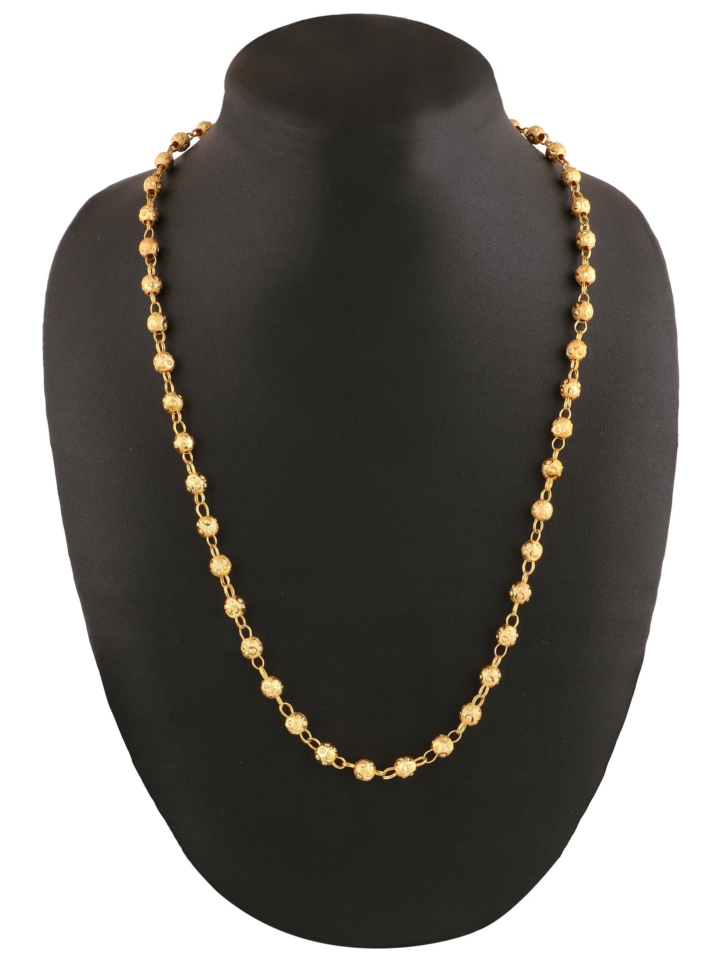 18K Gold Plated Ball Chain Mala For Women (SJ_2168)