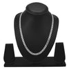 925 24 inches Silver Plated Imported Quality Cuban Chain for Men & Women (SJ_2187) - Shining Jewel