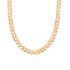 24K 24 inches Gold Plated Imported Quality Cuban Link Chain for Men & Women (SJ_2188) - Shining Jewel