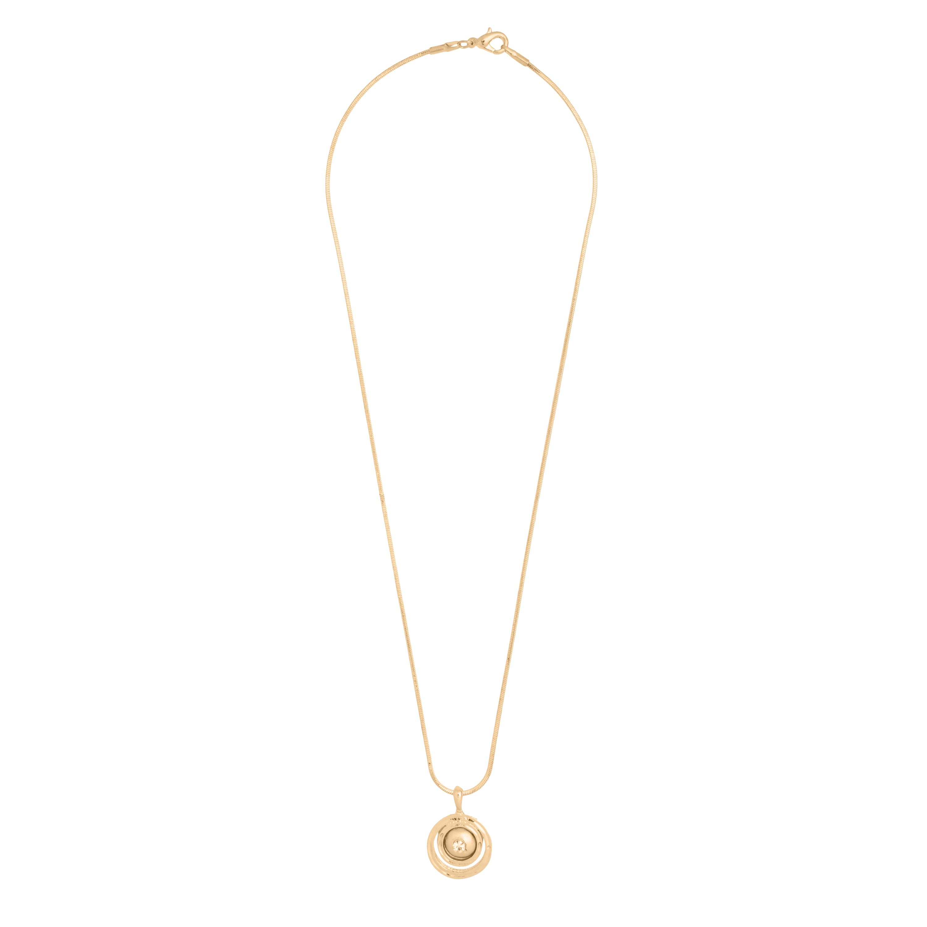 Gold-plated pendant necklace - Gold-coloured/E - Ladies | H&M IN