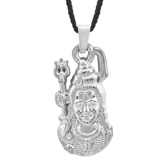 Shiva Shankar Silver Unisex Pendant (SJ_2216)