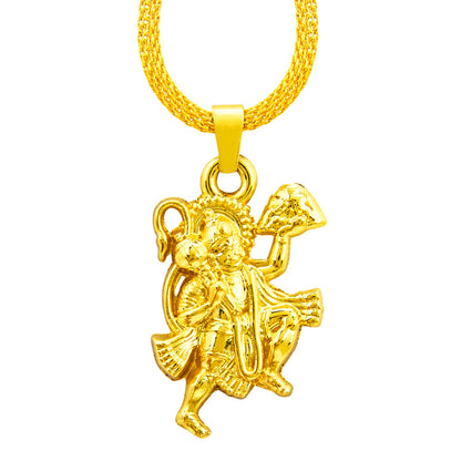 Hanuman Gold Unisex Pendant (SJ_2227)