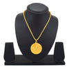24K Gold Plated Hanuman Coin Pendant and Necklace (SJ_2242)
