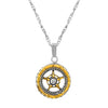 Unisex Sailor Sailor Wheel Pendant Necklace (SJ_2255)