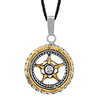 Unisex Sailor Sailor Wheel Pendant Necklace (SJ_2256)