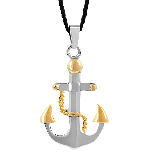 Unisex Anchor Pendant Necklace (SJ_2258)