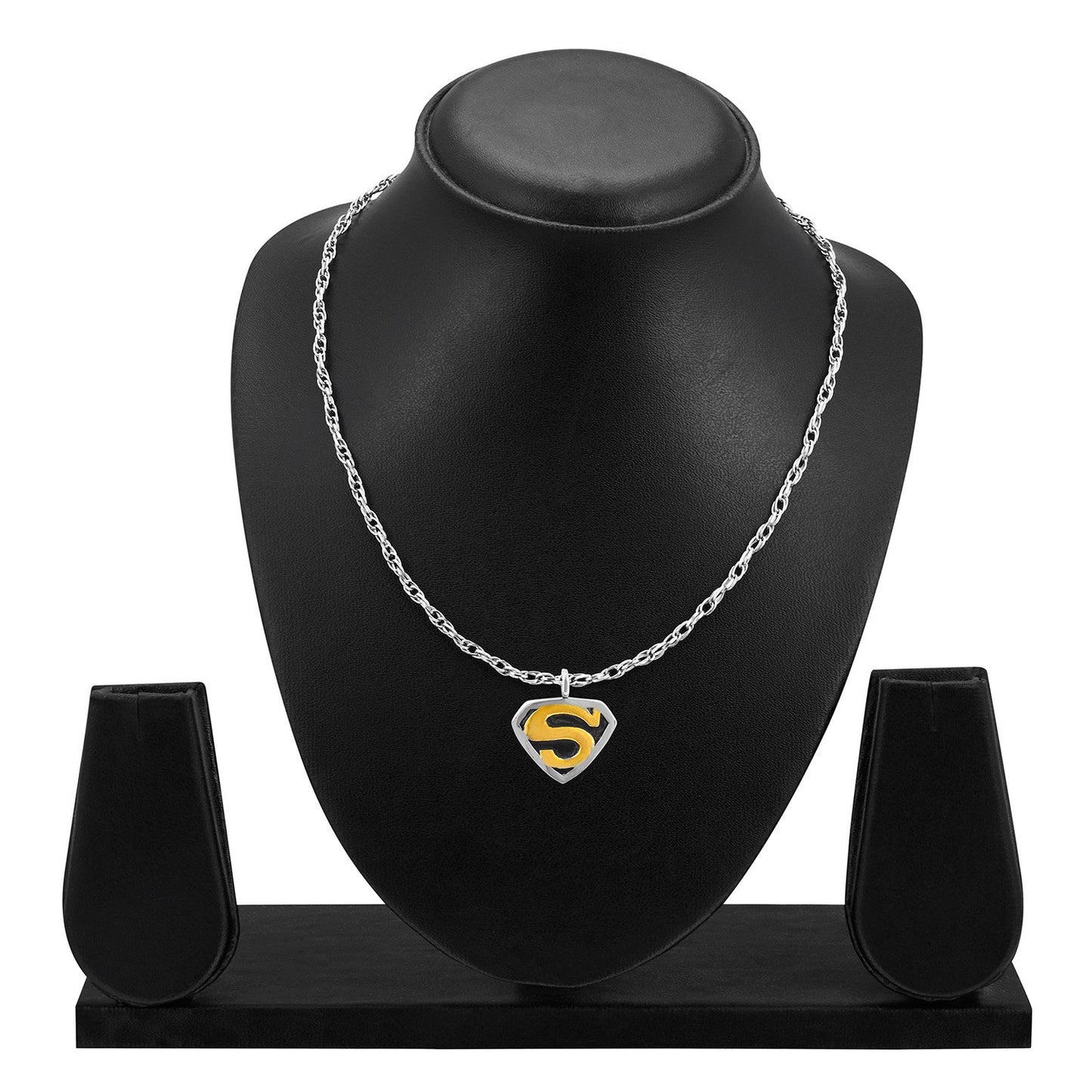 Unisex Superman Pendant Necklace (SJ_2261)