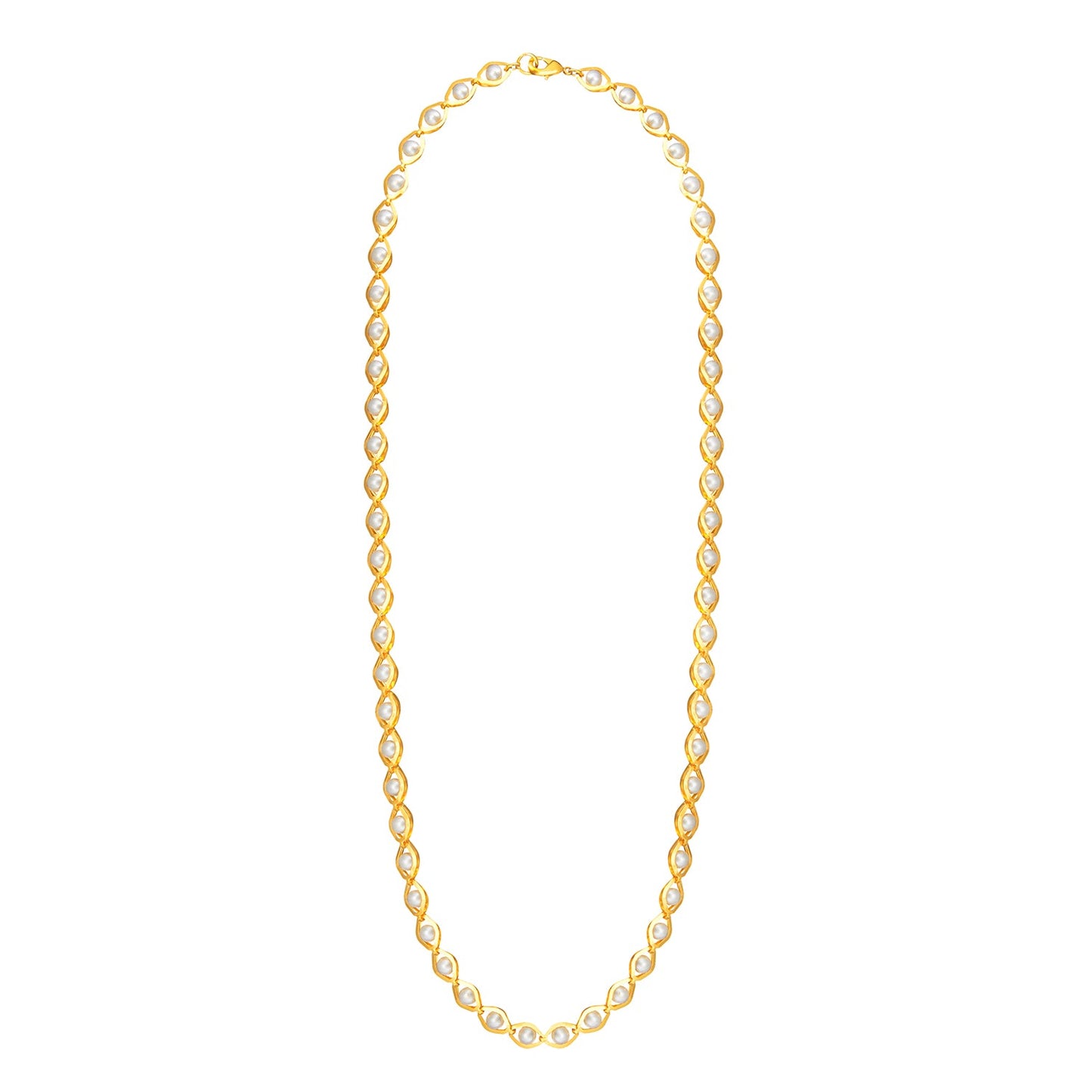 24K Gold Link Chain For Women (SJ_2264)