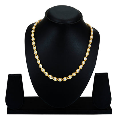 24K Gold Link Chain For Women (SJ_2264)