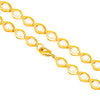 24K Gold Link Chain For Women (SJ_2264)