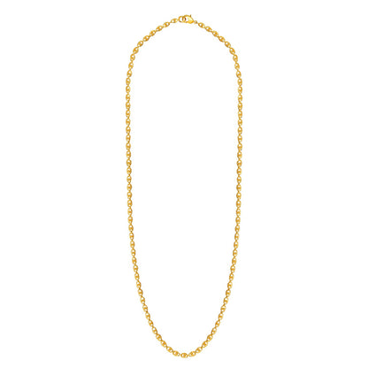 24K Gold Link Chain For Men And Women (SJ_2269)