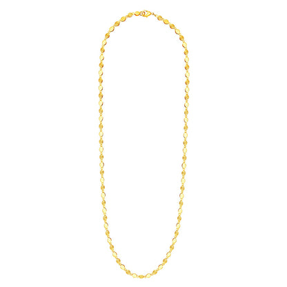 24K Gold Link Chain For Men And Women (SJ_2270)