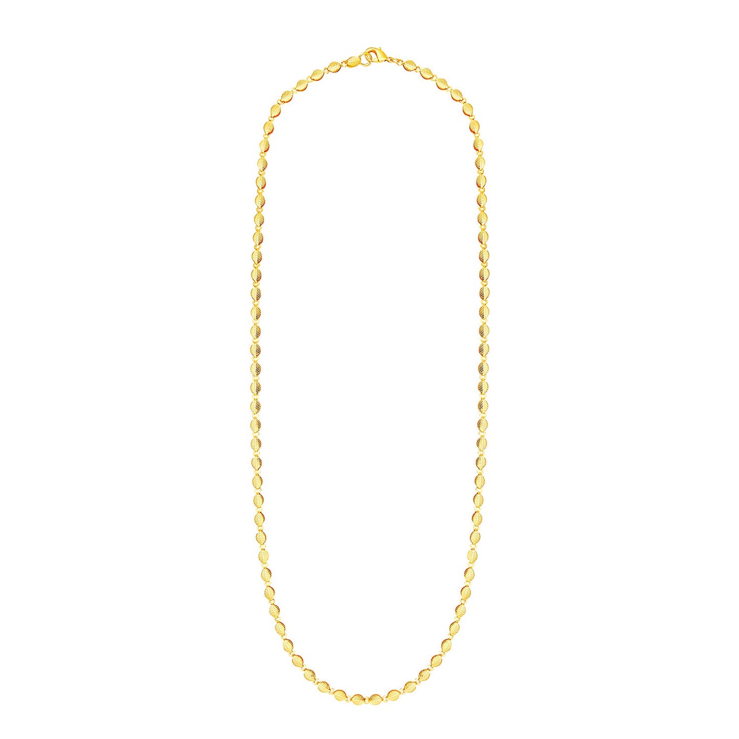 24K Gold Link Chain For Men And Women (SJ_2271)