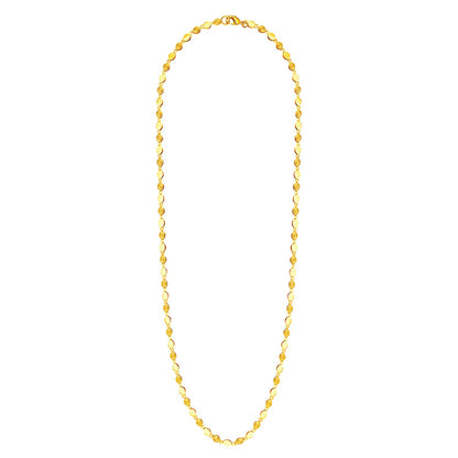 24K Gold Link Chain For Men And Women (SJ_2272)