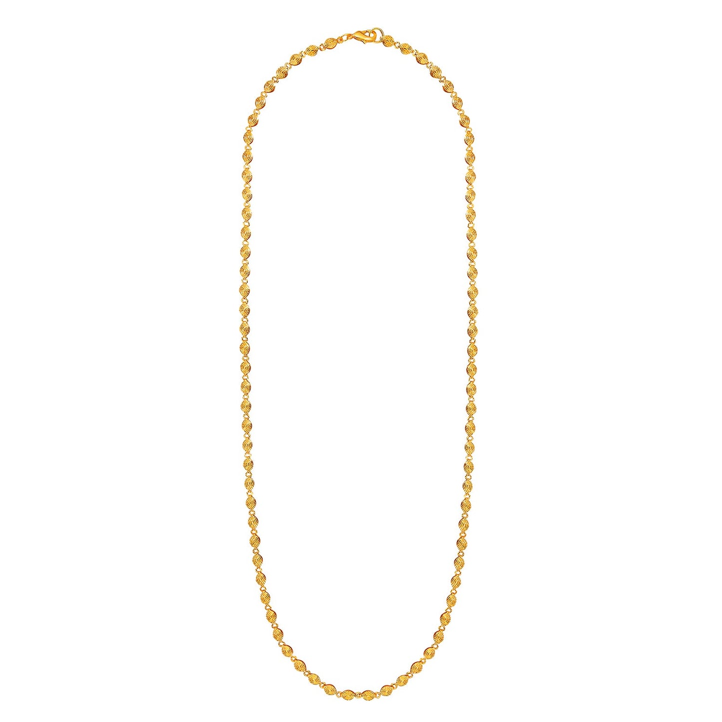 24K Gold Link Chain For Men And Women (SJ_2273)