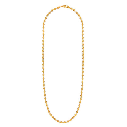 24K Gold Link Chain For Men And Women (SJ_2273)