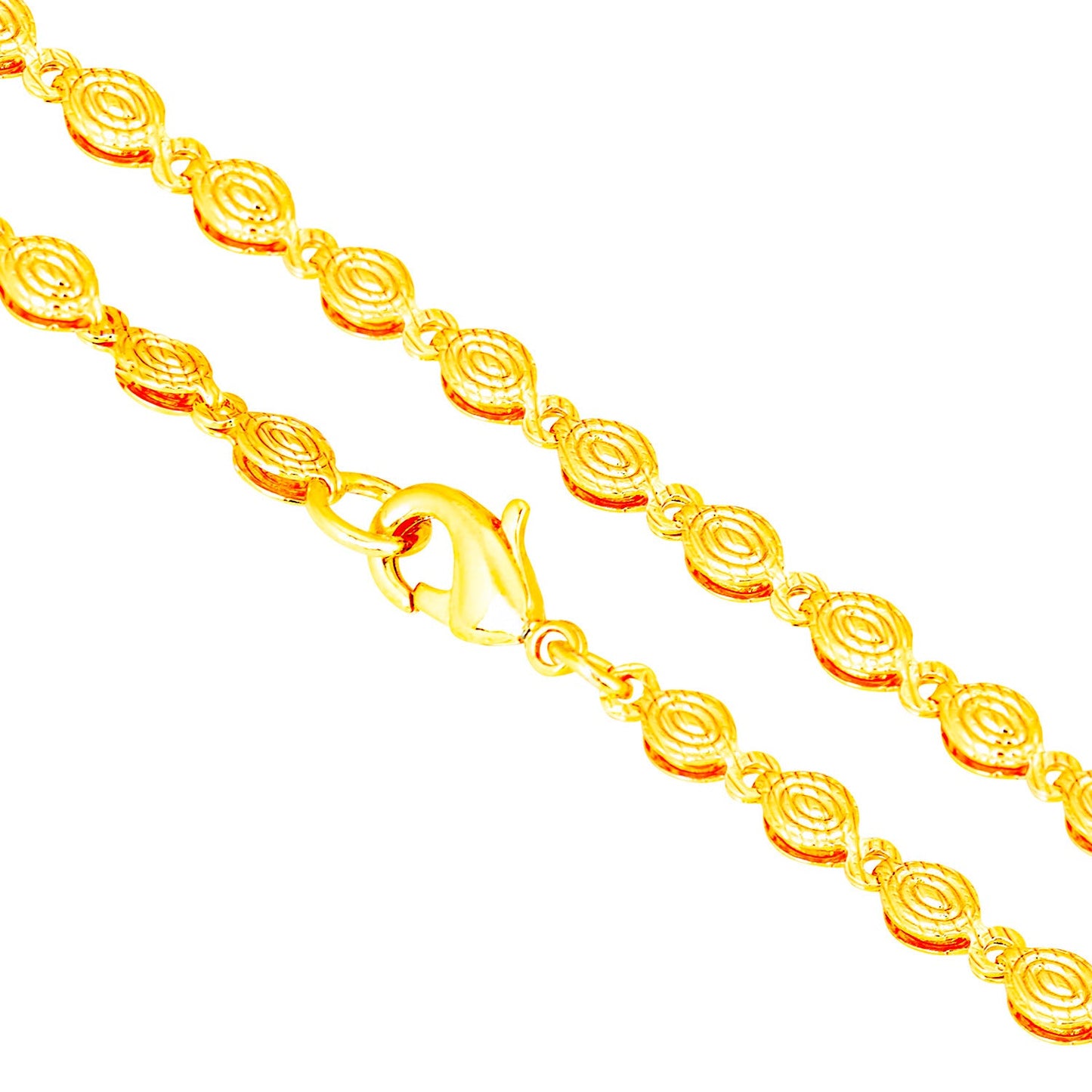 24K Gold Link Chain For Men And Women (SJ_2273)