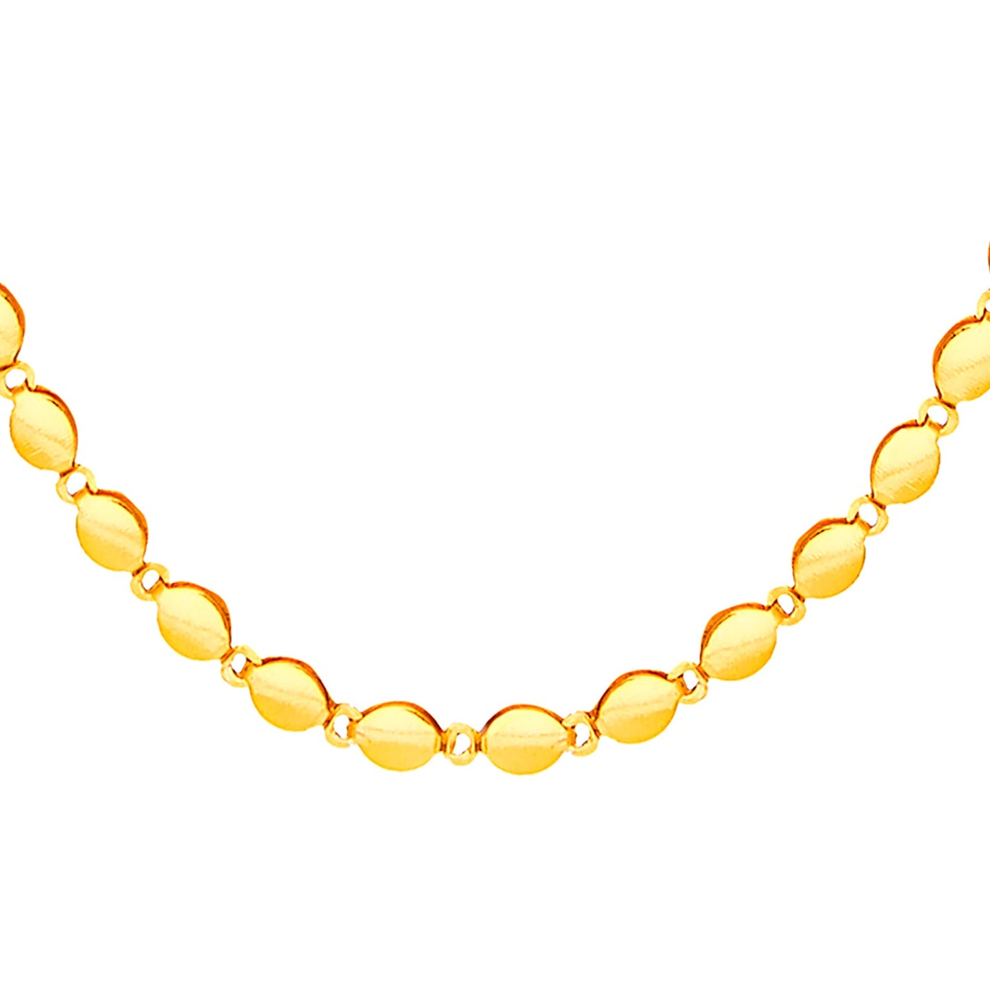 24K Gold Link Chain For Men And Women (SJ_2274) - Shining Jewel