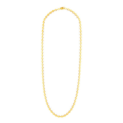 24K Gold Link Chain For Men And Women (SJ_2274)