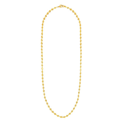 24K Gold Link Chain For Men And Women (SJ_2275)