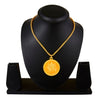 24K Gold Plated Sai Baba Coin Pendant and Necklace (SJ_2279)