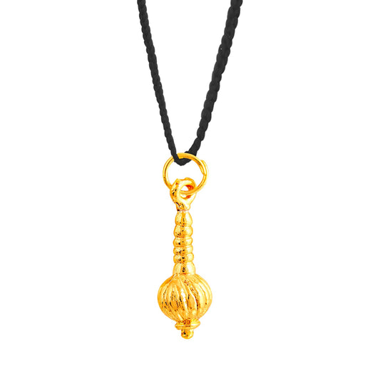 22K Gold Hanuman Gada Pendant For Men (SJ_2286)