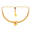 24K Gold Plated Traditional Thushi Necklace For Women (SJ_2293)