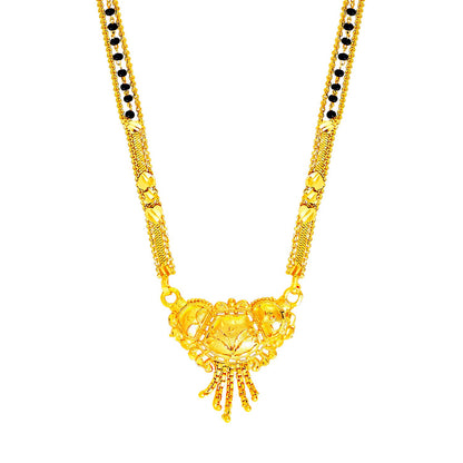 24K Long Gold Mangalsutra For Women (SJ_2298)