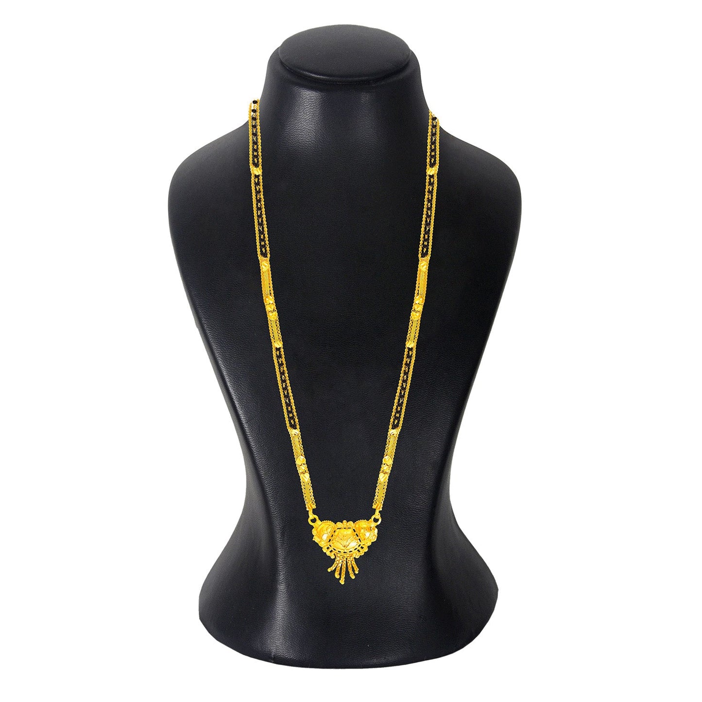 24K Long Gold Mangalsutra For Women (SJ_2298)