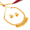 22K Traditional Gold Coin Necklace Set (SJ_2328)