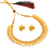 22K Traditional Gold Coin Necklace Set (SJ_2329)