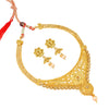 22K Traditional Gold Necklace Set (SJ_2330)