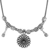 925 German Silver Oxidised Bohemian Gypsy Necklace For Women (SJ_2338)