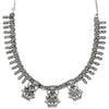925 German Silver Oxidised Temple Necklace For Women (SJ_2340)
