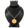 24K Gold Plated Shivaji Maharaj And Rajmudra Coin Necklace For Men (SJ_2351)