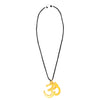 24K Gold Plated Om Pendant Necklace for Men (SJ_2354)