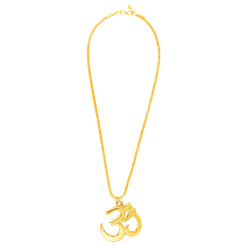 Om gold pendant 2025 for men