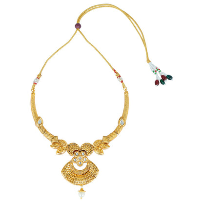 22K Traditional Gold Complete Full Jewellery Necklace Set for Women (SJ_2360)