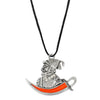 925 Silver Plated Shivaji Maharaj Dhaal Necklace For Men (SJ_2368)
