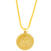 24K Gold Plated Maa Vaishno Devi Necklace For Men (SJ_2379)