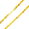 14K 24 inches Flat & Thick Gold Plated Imported Quality Box Link Chain for Men & Women (SJ_2410) - Shining Jewel
