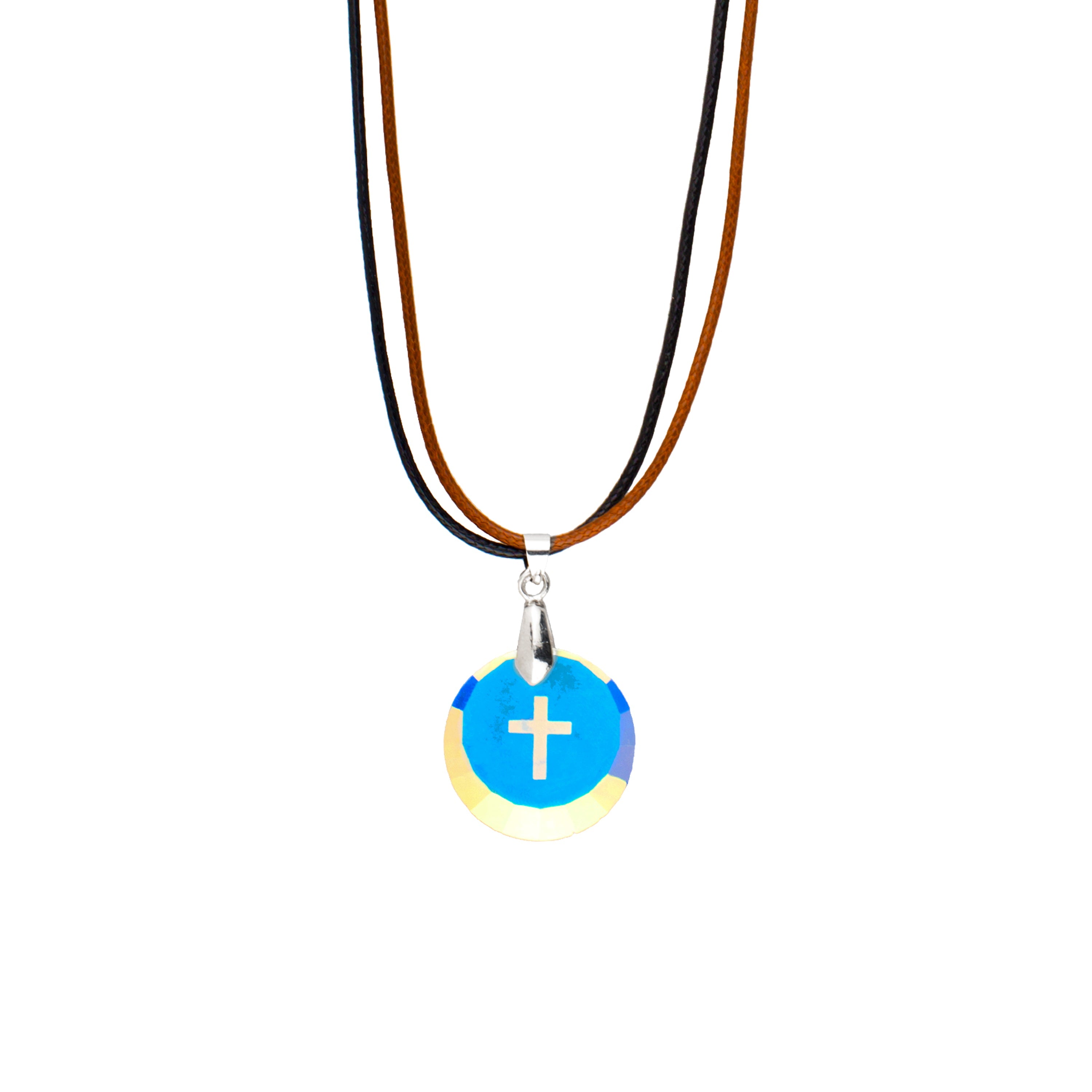 Guiding Light Crystal Cross Necklace - Inspirational Jewelry – My Saint My  Hero