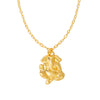 24K Micro Gold Lord Ganesha Pendant with Gold Chain Necklace for Men (SJ_2450)
