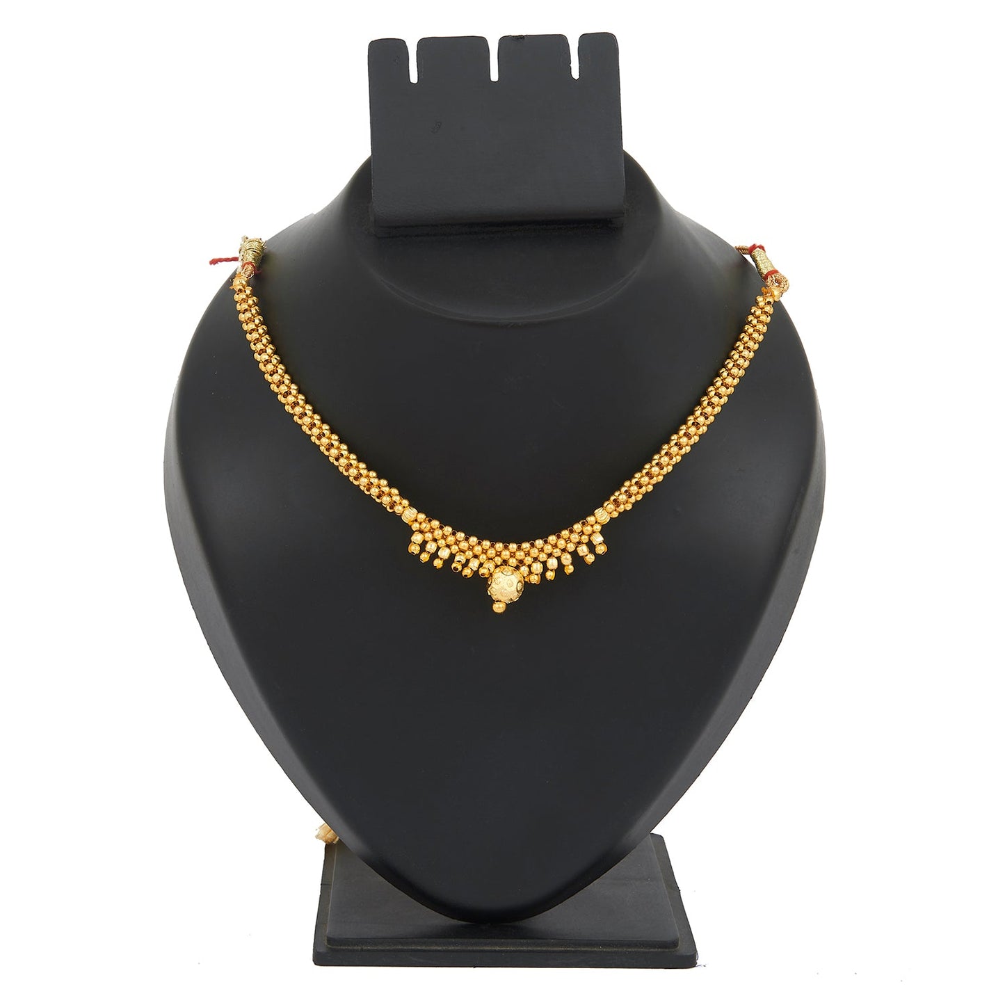 24K Gold Plated Traditional  Thushi Necklace For Women & Girls (SJ_2684)