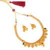 22K Traditional Gold Jalebi Coin Necklace Set For Girls & Women (SJ_2689)