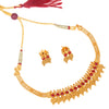 22K Traditional Gold Jalebi Coin Necklace Set For Girls & Women (SJ_2690)